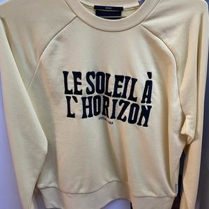 Scotch and Soda Yellow Soiel Sweatshirt